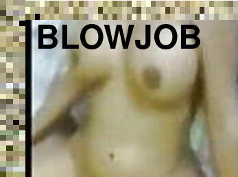 Iraqi Kurdish girl with big tits gives blowjob 2