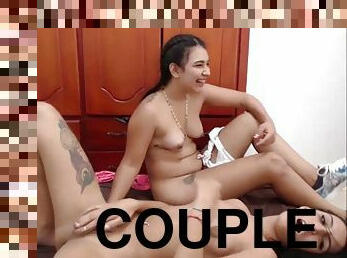 transsexual, amador, anal, hardcore, casal, a-três, fudendo