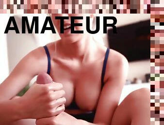 Best Handjob! Young Girl With Unique Skills Jerks Big Cock - Themagicmuffin