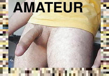 masturbación, amateur, polla-enorme, gay, musculada, gay-joven