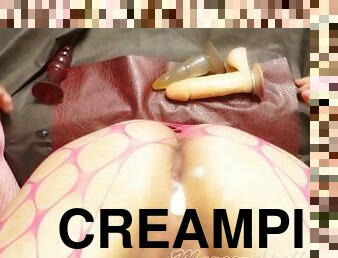 masturbation, anal, cumshot, samling, creampie, juckande, dildo, sperma, rövhål