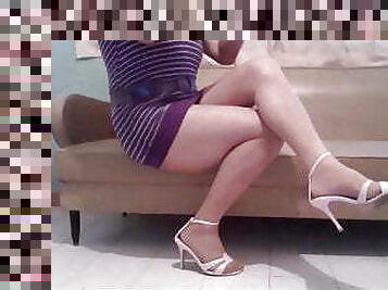 culo, masturbación, transexual, amateur, maduro, medias, lencería, bonita, mexicano, a-solas