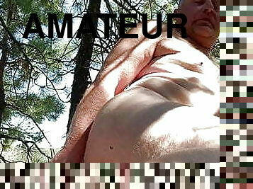 en-plein-air, public, amateur, anal, jouet, gay, américaine, gode, forêt, ours