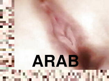 masturbación, árabe, sucio, puta-whore