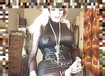 groß-titten, strumpfhosen, transsexueller, reifen, beule-schuss, immens-glied, tranny, latex, herrlich, vorherrschaft