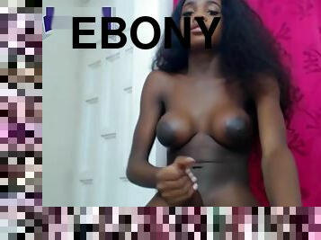 Cute Ebony TS Youthful Nice Body Babe