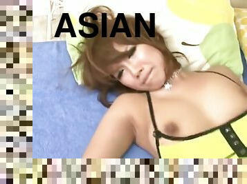Face sperm shot porn video featuring Akiho Nishimura and Arisa Yukine