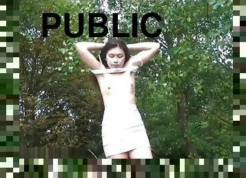 masturbation, en-plein-air, public, amateur, décapage, clignotant