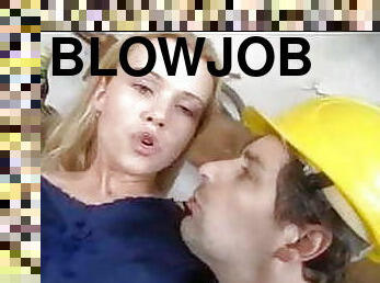 JOE CALZONE GAPES A HOT BLONDE