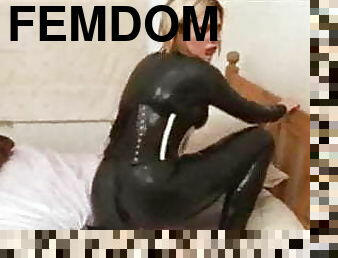 røv, store-patter, onani, fisse-pussy, milf, blond, latex, femidom