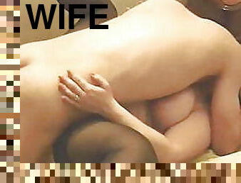 Blonde fat wife