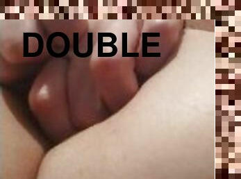 cul, bouteille, masturbation, chatte-pussy, anal, milf, jouet, belle-femme-ronde, double, solo