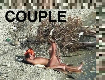 nudisti, pubblici, russe, amatoriali, videocamera, coppie, spiaggia, voyeur, scopate