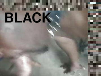 Submissive Black Eating White Dick 2