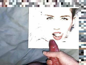 Miley Cyrus cum tribute 11