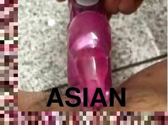 asiatiche, papà, orgasmi, amatoriali, giocattoli, sperma, solitari, paparini, brunette