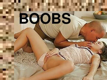 storatuttar, pappa, doggy-style, gammal, fitta-pussy, anal, tonåring, dad-girl, man, ung18