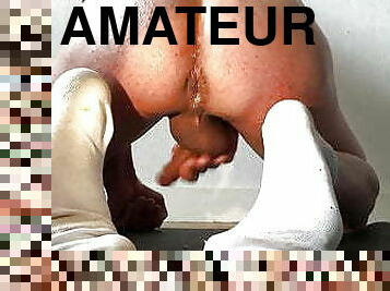 bouteille, extrême, fisting, amateur, anal, ejaculation-sur-le-corps, gay, branlette, française, ejaculation