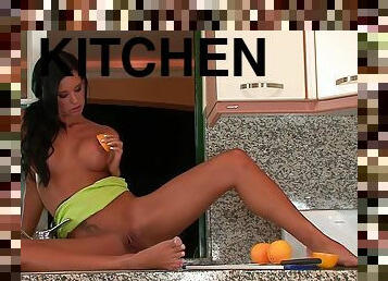 Ashley Bulgari Plays In The Kitchen