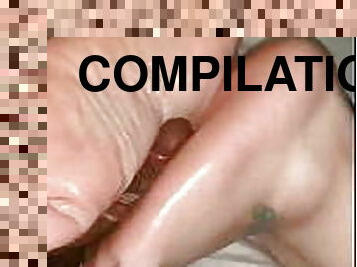 cumshot, hardcore, compilation, bbw, lubben, føtter, cum, amerikansk, footjob