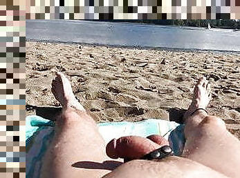 nudiste, gay, plage