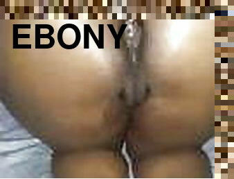 Ebony babe: Old classic ass bend over vid