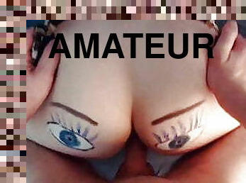 cul, levrette, chatte-pussy, amateur, ejaculation-sur-le-corps, ados, maison, ejaculation-interne, fou, point-de-vue