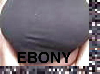 Ebony Swings Her Massive Breasts