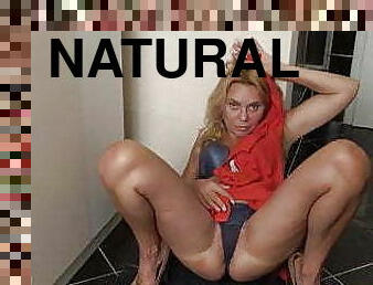 röv, storatuttar, gammal, fitta-pussy, milf, leksak, blond, knullande, naturlig, dildo