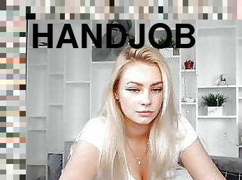 onani, pussy, handjob, blond