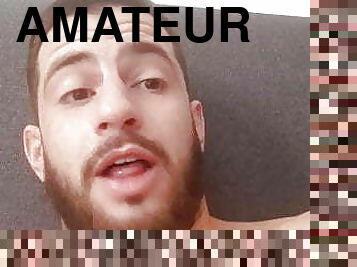 handsome guy in bed gives positive ASMR encouragement 