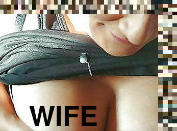 Cummin on wife&#039;s tits 