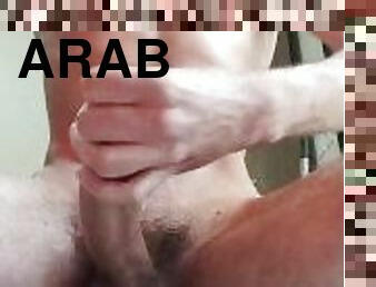 Big arab cock and overflowing cum