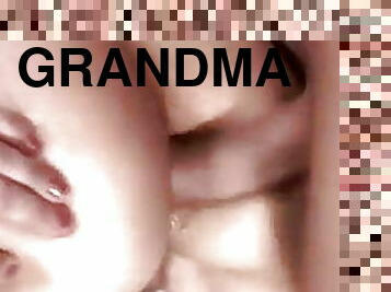 Beautiful anal with grandma 
