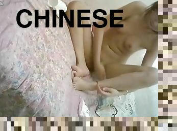 asiático, culo, amateur, impresionante, china