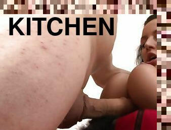 Jana Mrazkova Pussy Play In Kitchen - BabesCartel