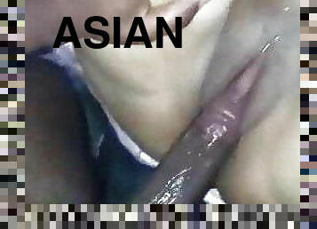 asiatisk, svart, bbw, afrikansk