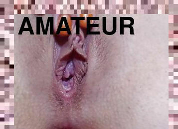 masturbation, chatte-pussy, amateur, doigtage, salope, solo, gros-plan, trou-du-cul, réalité