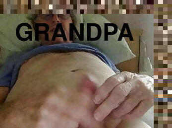 grandpa stroke on webcam