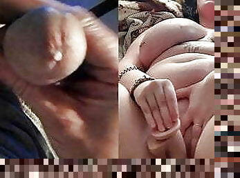 tetas-grandes, masturbación, orgasmo, amateur, chorro-de-corrida, recopilación, regordeta, natural, divertido