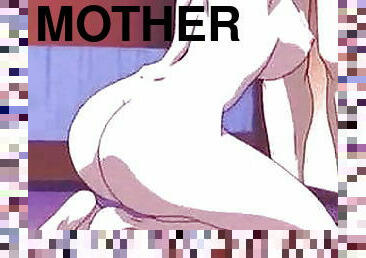 store-patter, mor-og-dreng, udløsning, mor, sluge, fingering, sperm, hentai, moder, tabu