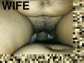 Hot wife and me, homemade video, part 1, Home Alone