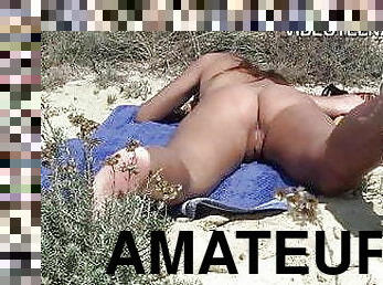 masturbation, gammal, utomhus, publik, fitta-pussy, amatör, tonåring, strand, europeisk, 18år