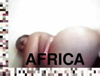 storatuttar, masturbation, fitta-pussy, amatör, mogen, smutsig, flickvän, naturlig, dildo, afrikansk