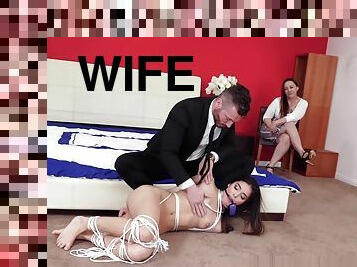 Slut Secretary Tied Up By Cheated On Wife