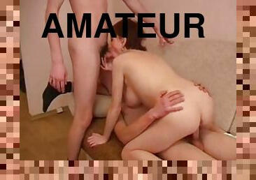 amateur, maman, belle-femme-ronde