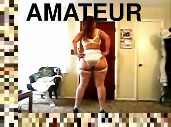 amatör, bbw, strumpor