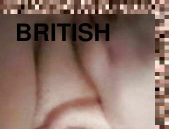 maszturbálás, nagytestű, duci, brit