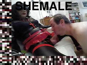 Slave suck shemale cock