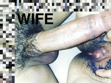 Real wife missionary sex + creampie #7